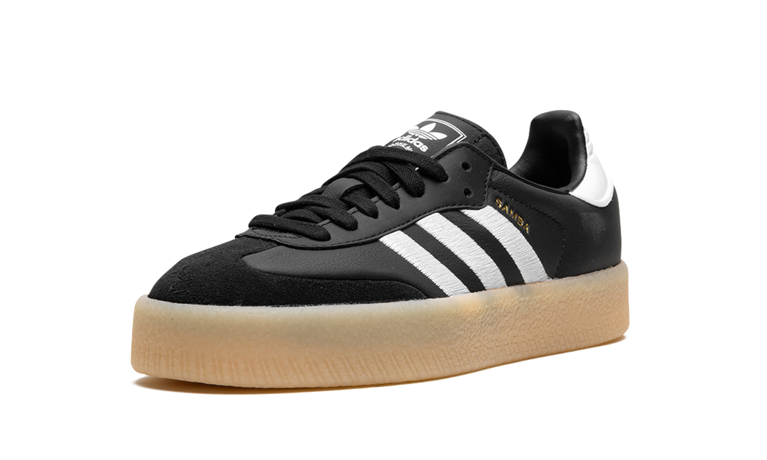 ADIDAS SAMBAE BLACK WHITE GUM WOMENS