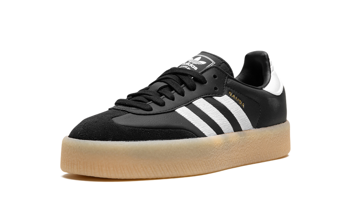 ADIDAS SAMBAE BLACK WHITE GUM WOMENS