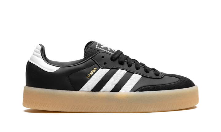 ADIDAS SAMBAE BLACK WHITE GUM WOMENS