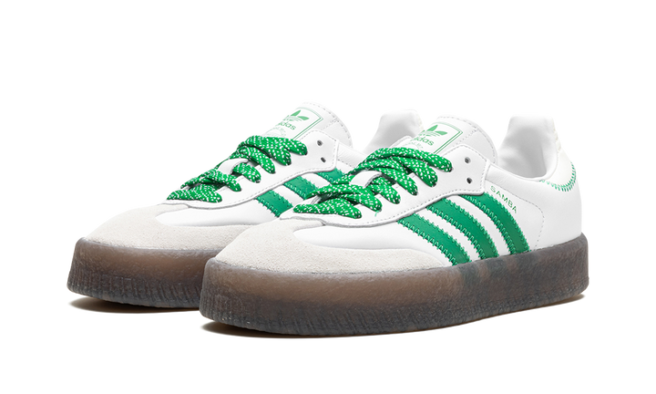 ADIDAS SAMBAE CLOUD WHITE GREEN (WOMEN&