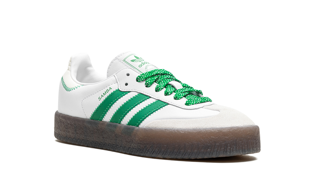 ADIDAS SAMBAE CLOUD WHITE GREEN (WOMEN&