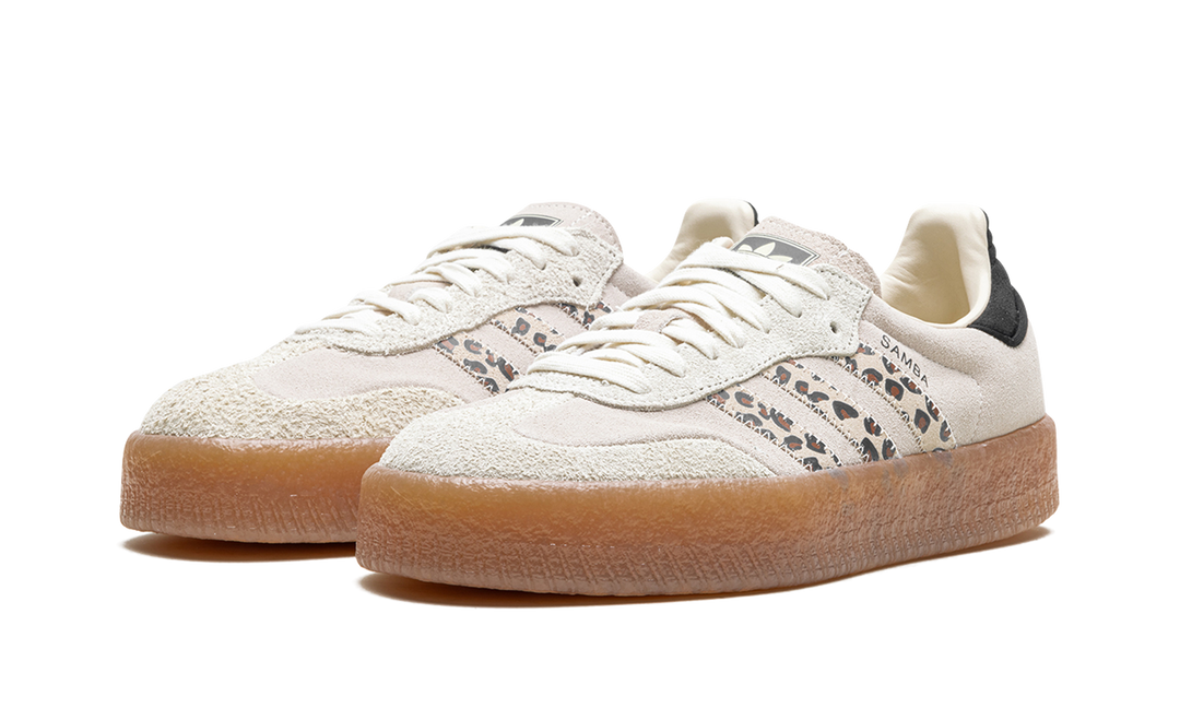 ADIDAS SAMBAE LEOPARD OFF WHITE WOMENS