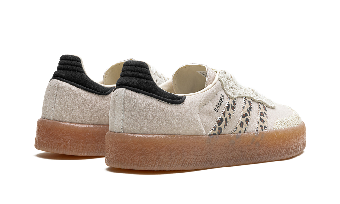 ADIDAS SAMBAE LEOPARD OFF WHITE WOMENS