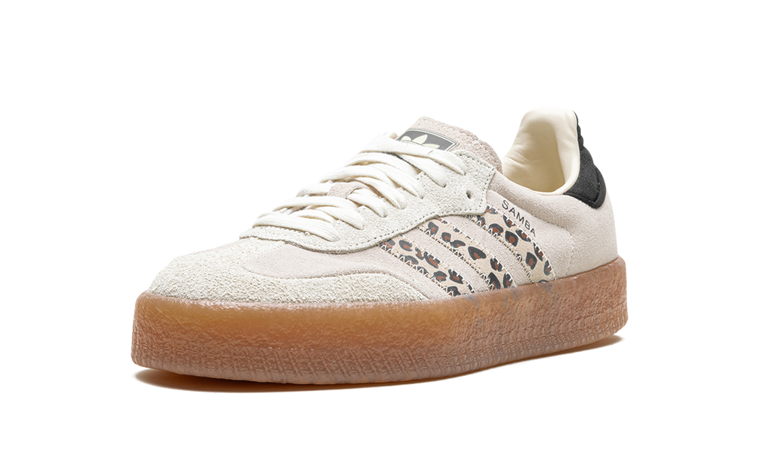 ADIDAS SAMBAE LEOPARD OFF WHITE WOMENS