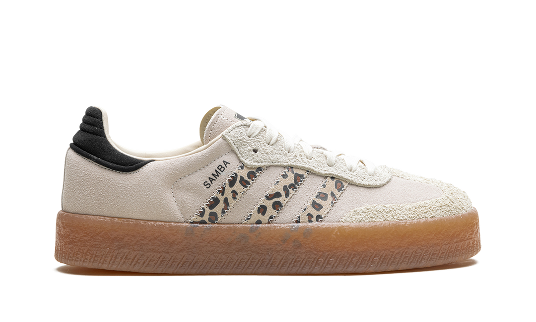 ADIDAS SAMBAE LEOPARD OFF WHITE WOMENS
