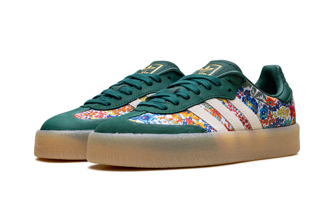 ADIDAS SAMBAE LIBERTY LONDON COLLEGIATE GREEN WOMENS