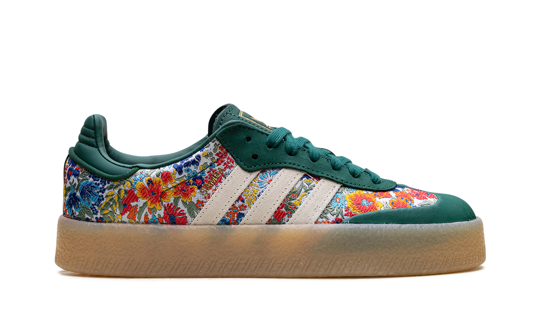 ADIDAS SAMBAE LIBERTY LONDON COLLEGIATE GREEN WOMENS