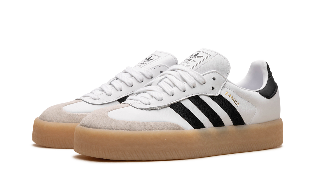 ADIDAS SAMBAE WHITE BLACK GUM WOMENS
