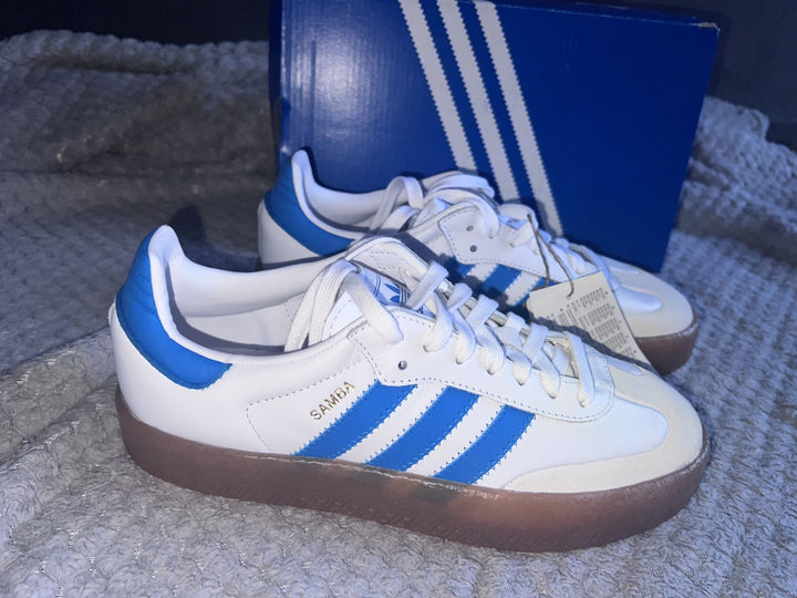 ADIDAS SAMBAE WHITE OFF WHITE LUCID PINK WOMENS