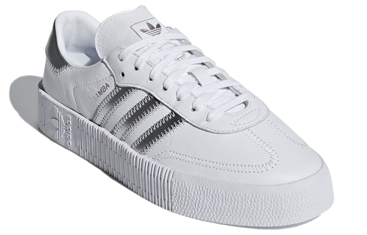 ADIDAS SAMBAROSE CLOUD WHITE SILVER WOMENS