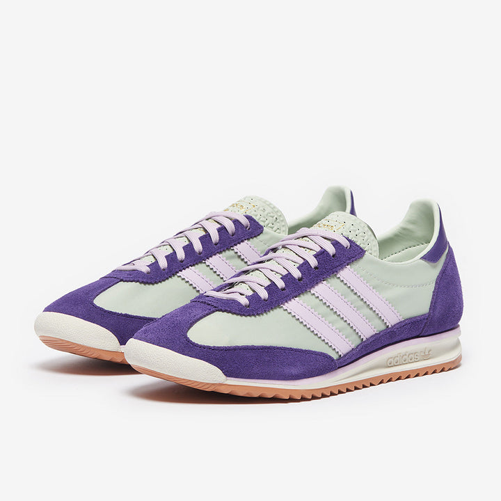 ADIDAS SL 72 OG LINEN GREEN ICE LAVENDER COLLEGIATE PURPLE WOMENS