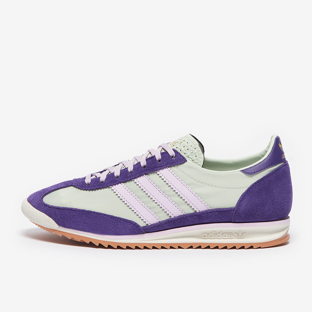 ADIDAS SL 72 OG LINEN GREEN ICE LAVENDER COLLEGIATE PURPLE WOMENS