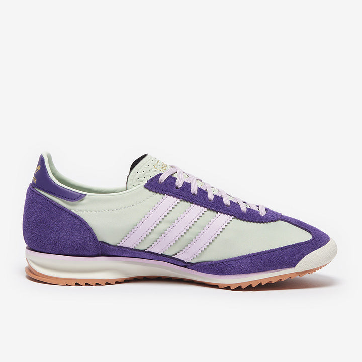 ADIDAS SL 72 OG LINEN GREEN ICE LAVENDER COLLEGIATE PURPLE WOMENS