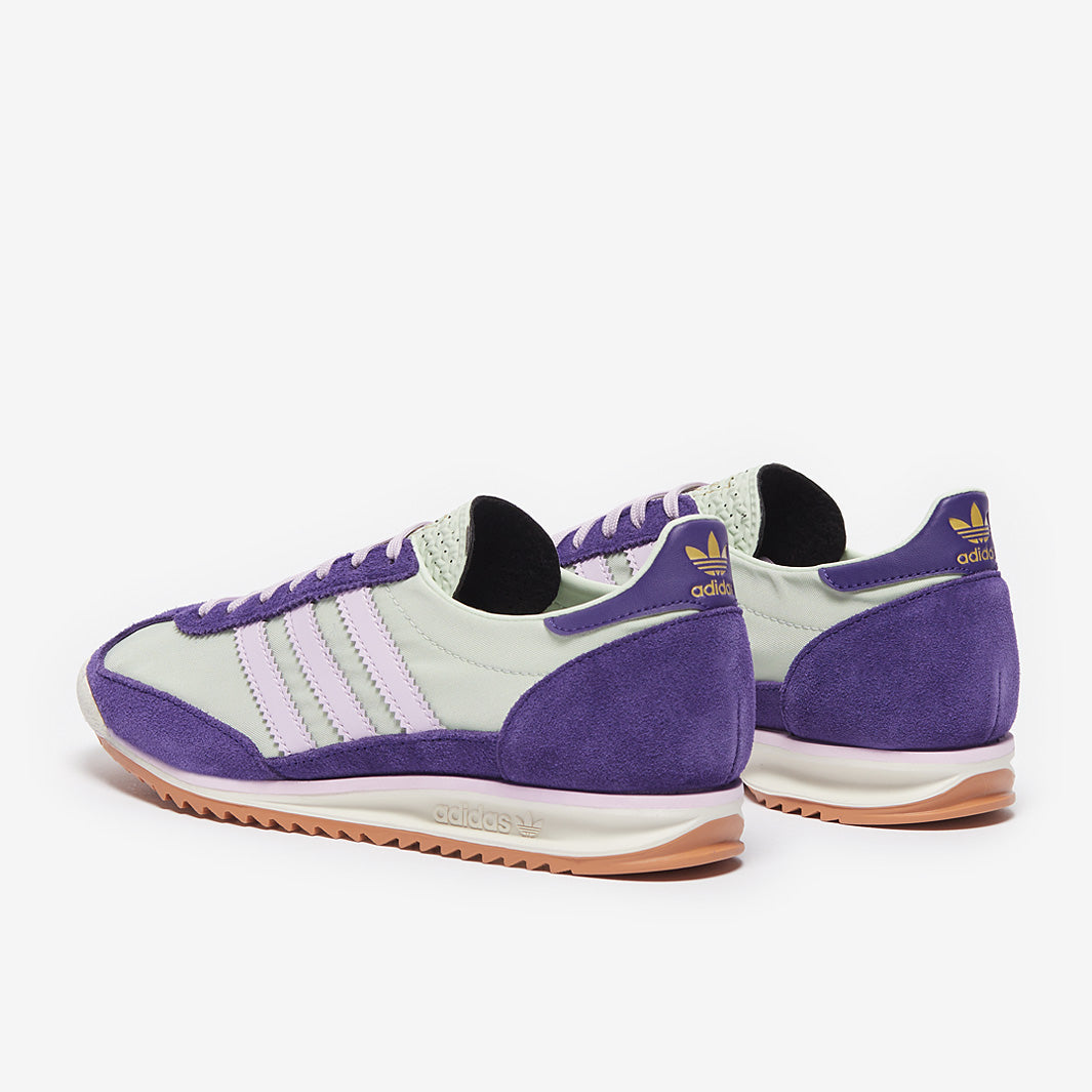 ADIDAS SL 72 OG LINEN GREEN ICE LAVENDER COLLEGIATE PURPLE WOMENS