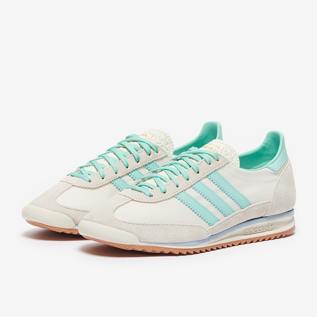 ADIDAS SL 72 OG OFF WHITE SEMI FLASH AQUA GLOW BLUE WOMENS