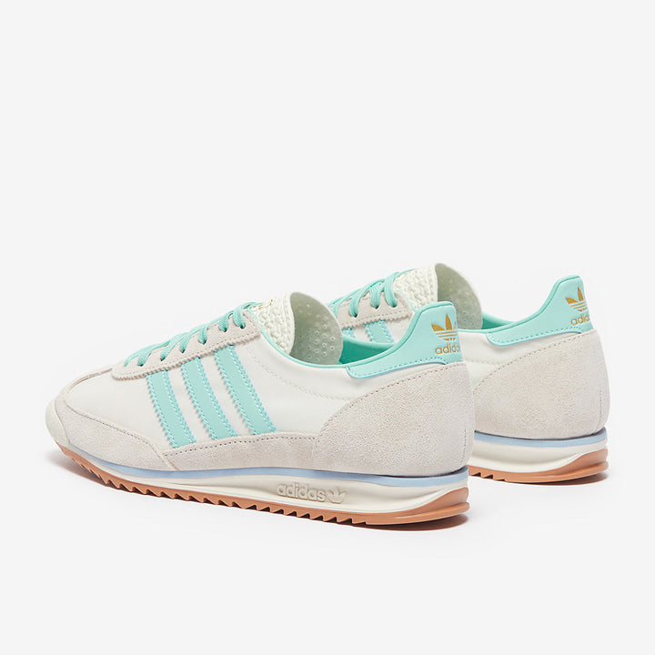 ADIDAS SL 72 OG OFF WHITE SEMI FLASH AQUA GLOW BLUE WOMENS