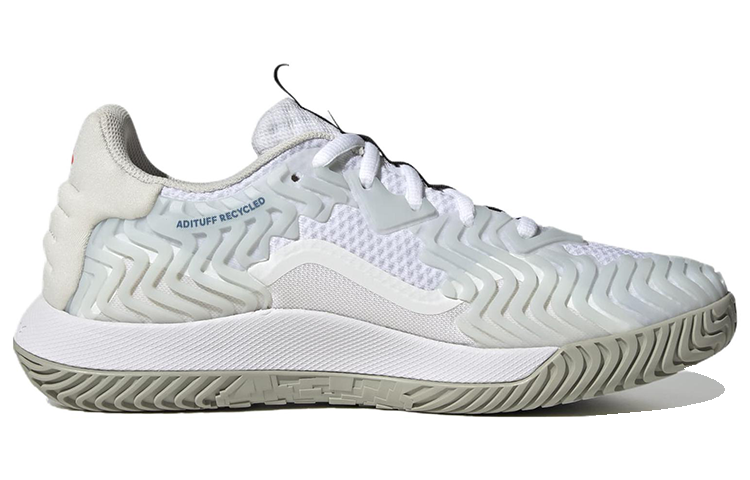 ADIDAS SOLEMATCH CONTROL CLOUD WHITE CORE BLACK LUCID BLUE