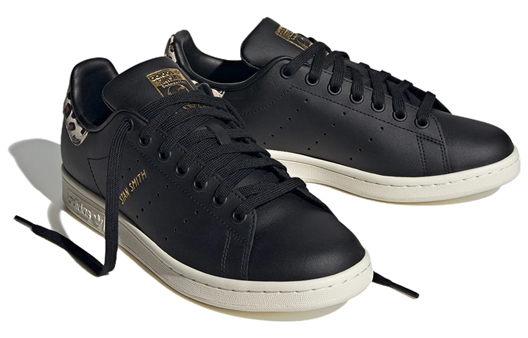 ADIDAS STAN SMITH CORE BLACK OFF WHITE WONDER WHITE WOMENS