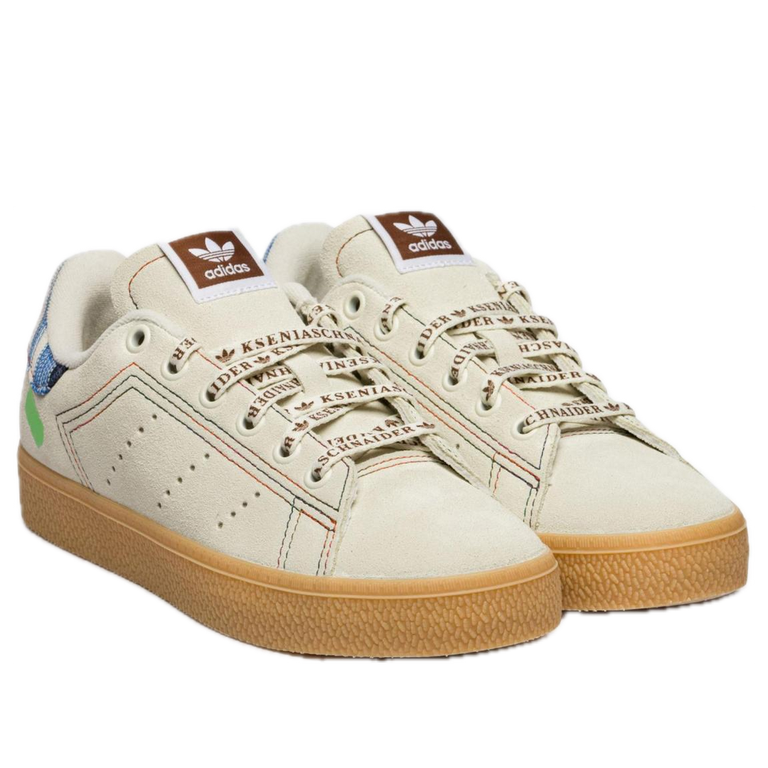 ADIDAS STAN SMITH KSENIASCHNAIDER IVORY BLISS PINK GUM WOMENS