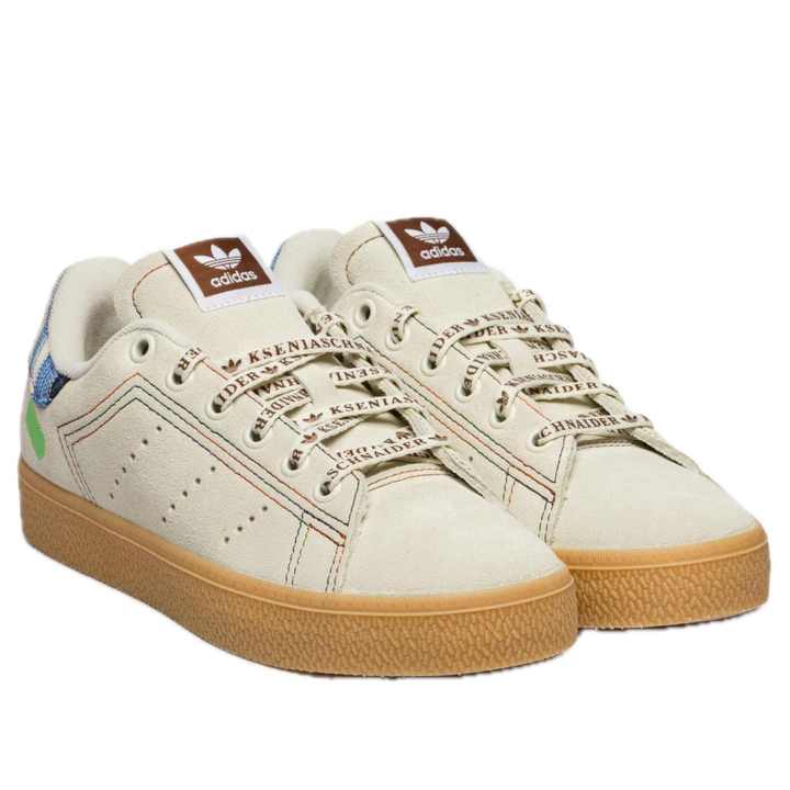 ADIDAS STAN SMITH KSENIASCHNAIDER IVORY BLISS PINK GUM WOMENS