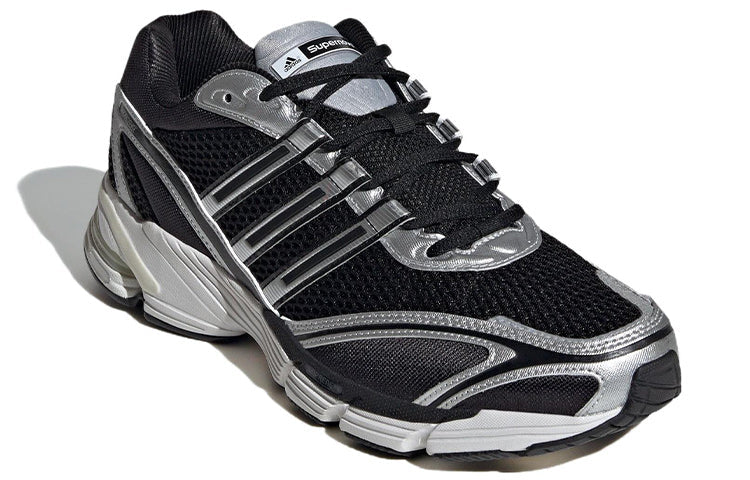 ADIDAS SUPERNOVA CUSHION 7 CORE BLACK SILVER METALLIC CRYSTAL WHITE