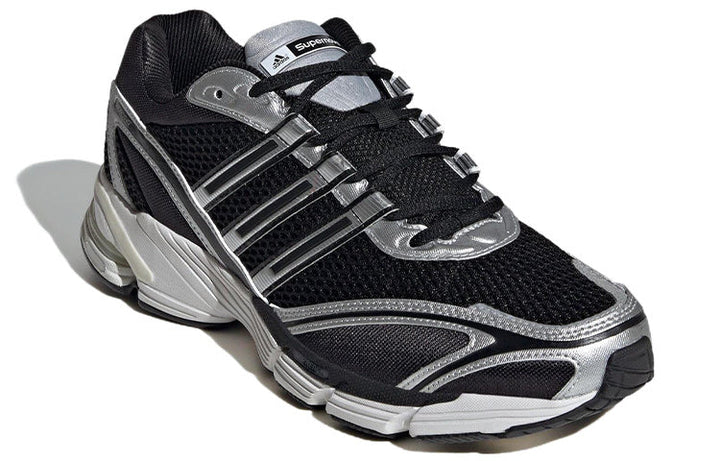 ADIDAS SUPERNOVA CUSHION 7 CORE BLACK SILVER METALLIC CRYSTAL WHITE