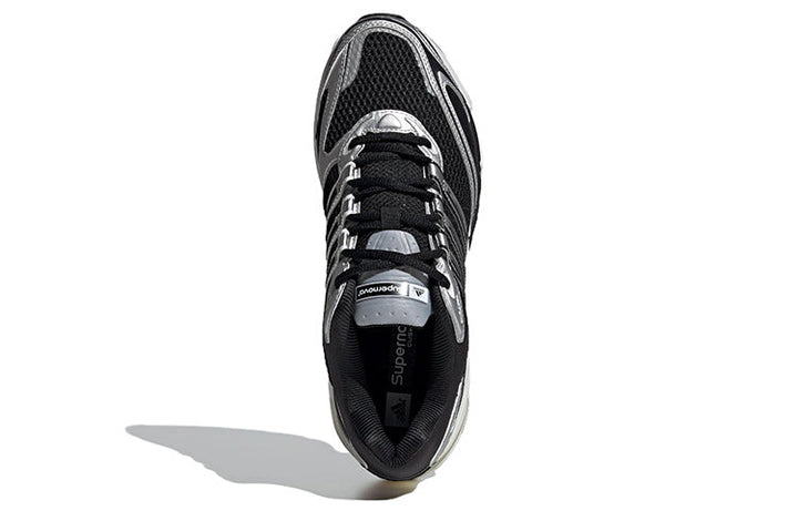 ADIDAS SUPERNOVA CUSHION 7 CORE BLACK SILVER METALLIC CRYSTAL WHITE