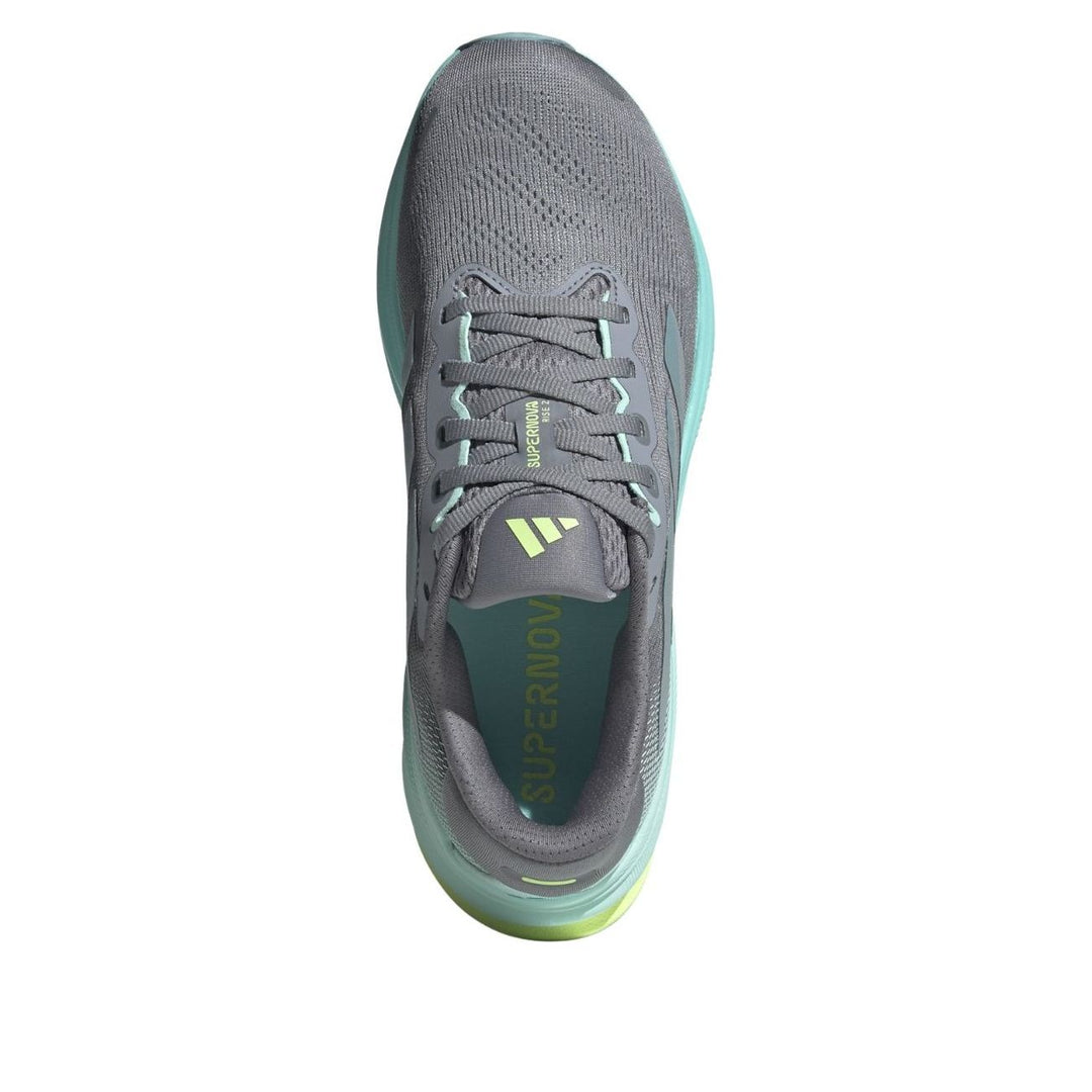 ADIDAS SUPERNOVA RISE 2 GREY MAGIC GREY MET FLASH AQUA WOMENS