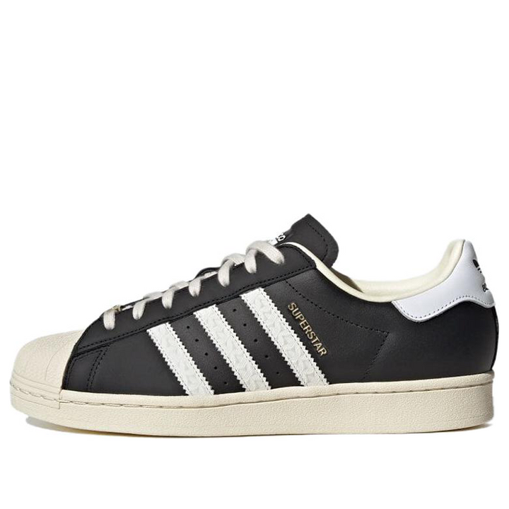 ADIDAS SUPERSTAR BLACK CLOUD WHITE CREAM WHITE