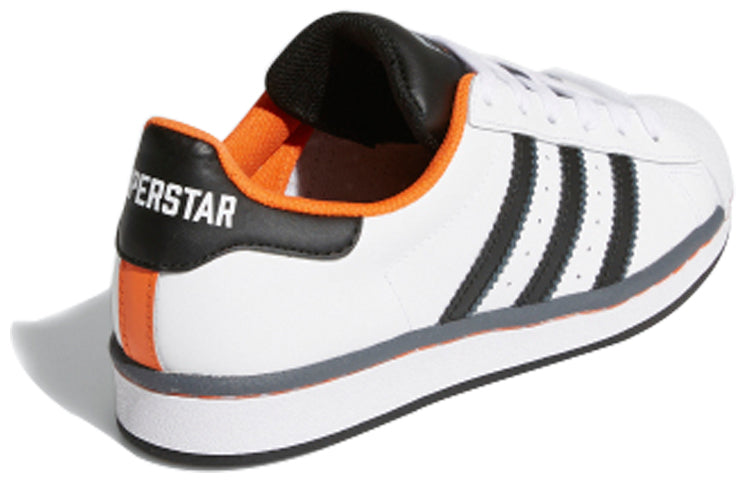 ADIDAS SUPERSTAR CLOUD WHITE ORANGE GS