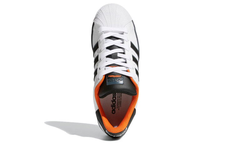 ADIDAS SUPERSTAR CLOUD WHITE ORANGE GS