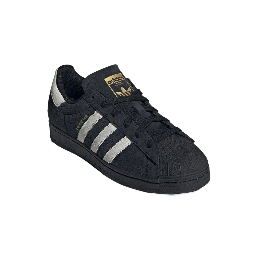 ADIDAS SUPERSTAR CORE BLACK MATTER GOLD WOMENS