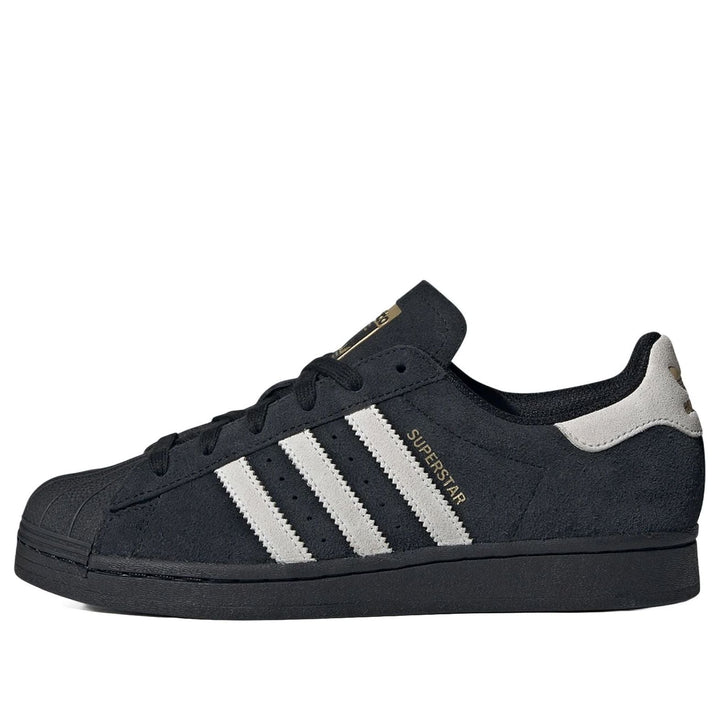ADIDAS SUPERSTAR CORE BLACK MATTER GOLD WOMENS