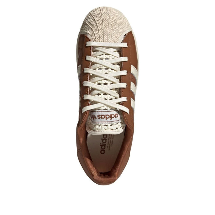 ADIDAS SUPERSTAR II BASKETWEAVE TONGUE DUSKY BRONZE WOMENS