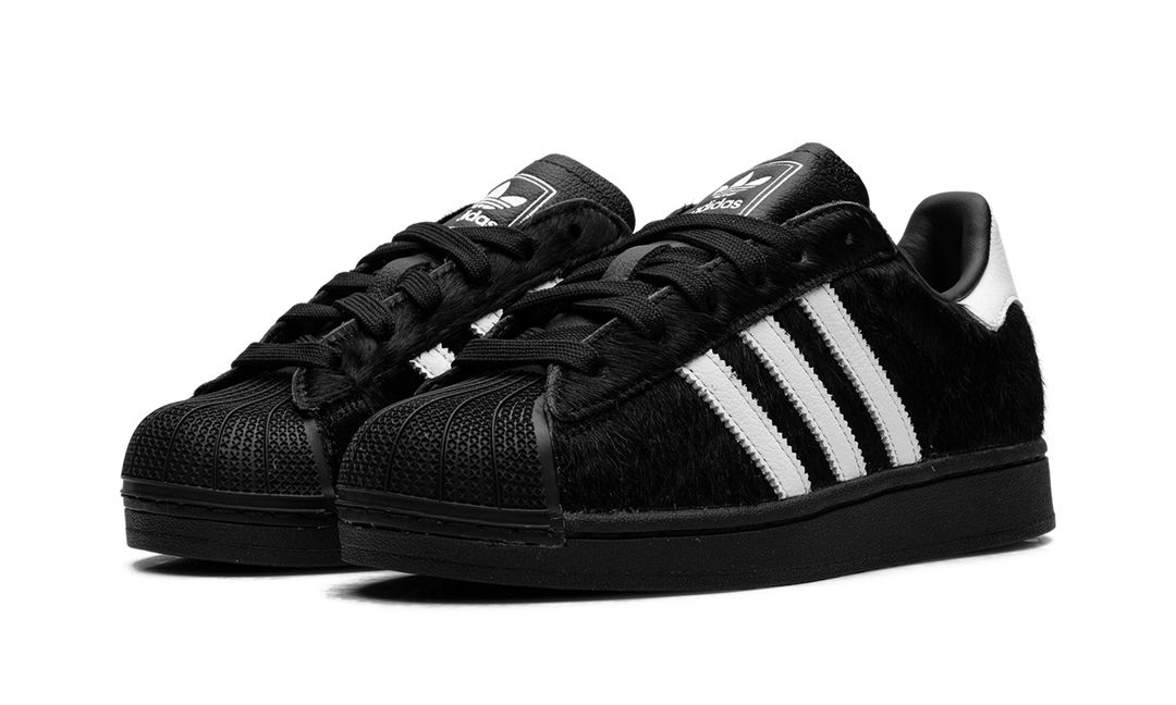 ADIDAS SUPERSTAR II BLACK PONYHAIR (WOMEN&