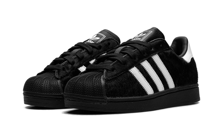 ADIDAS SUPERSTAR II BLACK PONYHAIR (WOMEN&