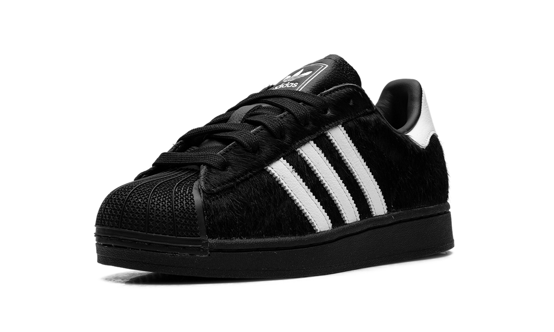 ADIDAS SUPERSTAR II BLACK PONYHAIR (WOMEN&