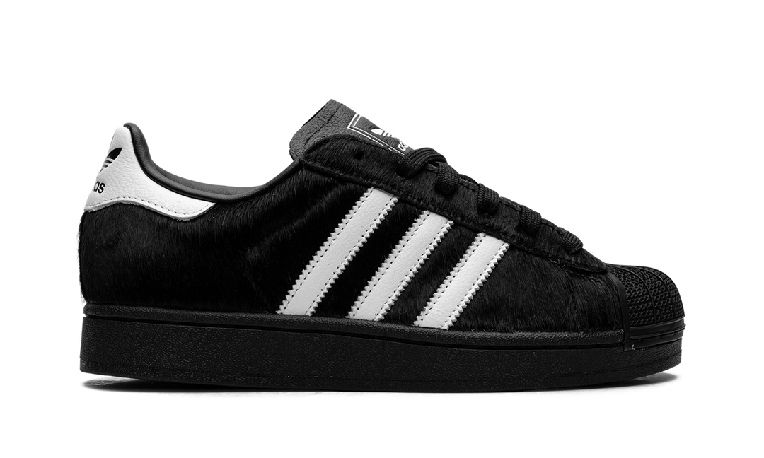 ADIDAS SUPERSTAR II BLACK PONYHAIR (WOMEN&