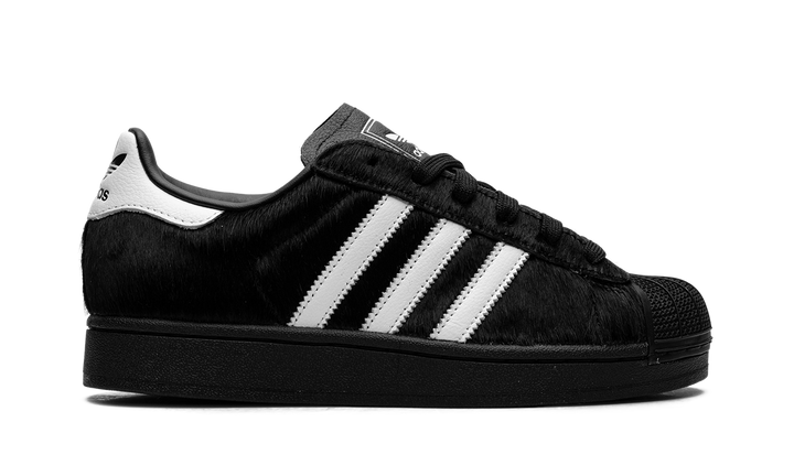ADIDAS SUPERSTAR II BLACK PONYHAIR (WOMEN&