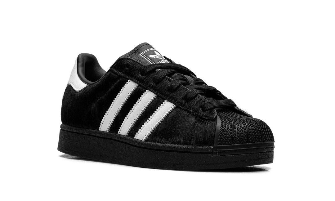ADIDAS SUPERSTAR II BLACK PONYHAIR (WOMEN&