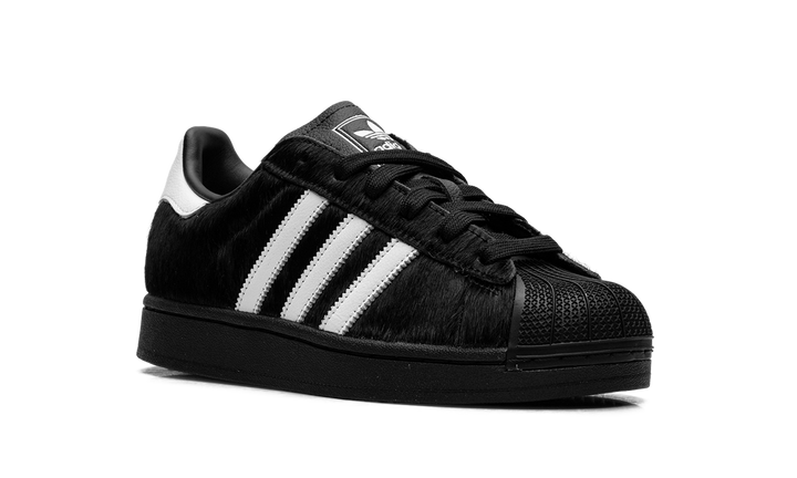 ADIDAS SUPERSTAR II BLACK PONYHAIR (WOMEN&