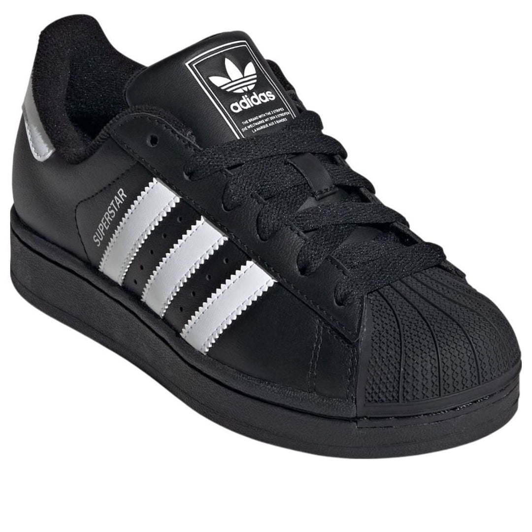 ADIDAS SUPERSTAR II BLACK WHITE (GS)
