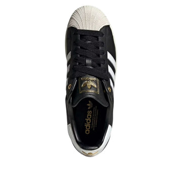 ADIDAS SUPERSTAR II BLACK WHITE OFF WHITE — Stock
