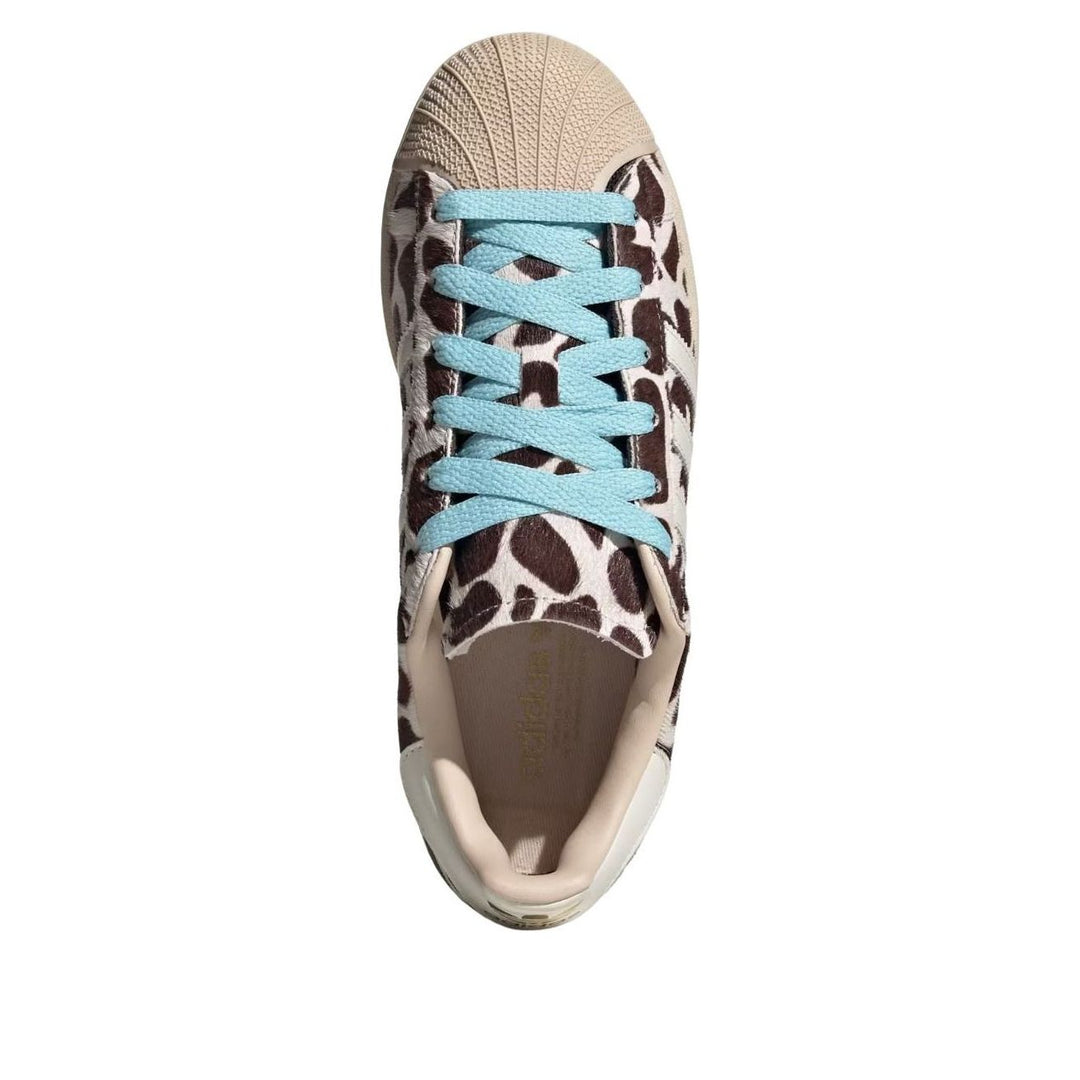 ADIDAS SUPERSTAR II COW PRINT CRYSTAL LINEN (WOMEN&