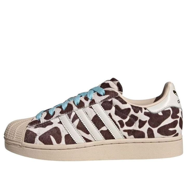 ADIDAS SUPERSTAR II COW PRINT CRYSTAL LINEN (WOMEN&