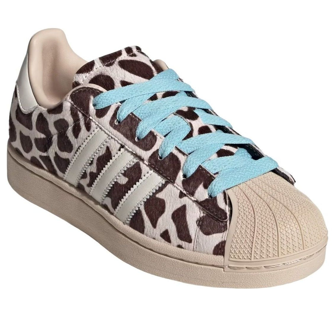 ADIDAS SUPERSTAR II COW PRINT CRYSTAL LINEN (WOMEN&