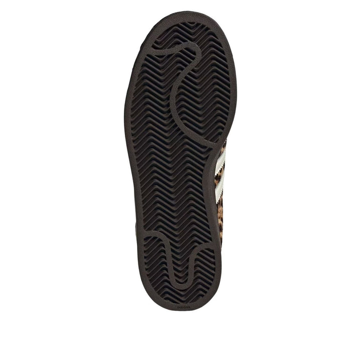 ADIDAS SUPERSTAR II LEOPARD DARK BROWN IVORY WOMENS