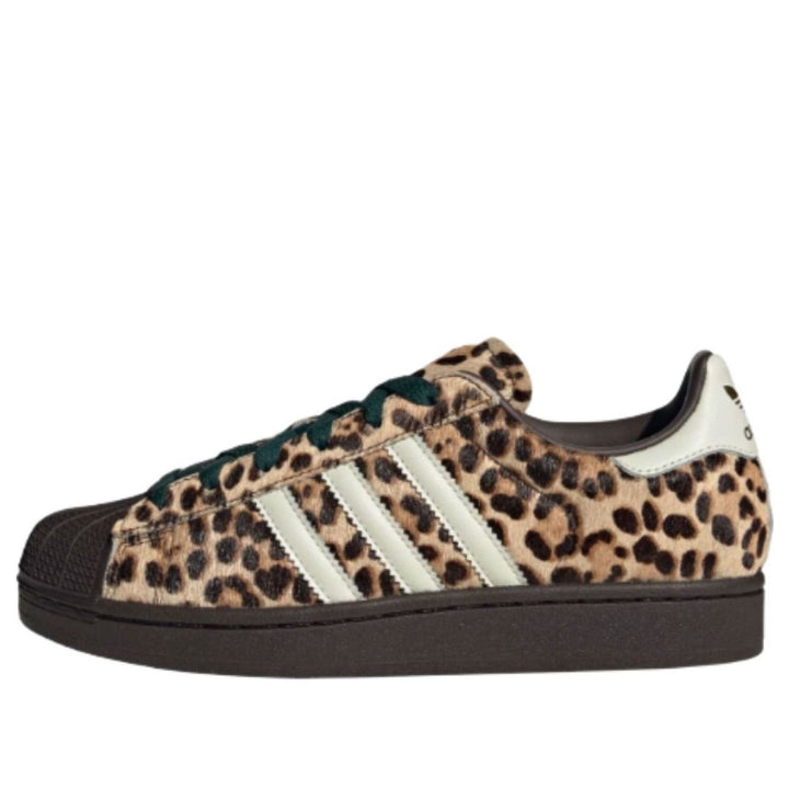 ADIDAS SUPERSTAR II LEOPARD DARK BROWN IVORY WOMENS