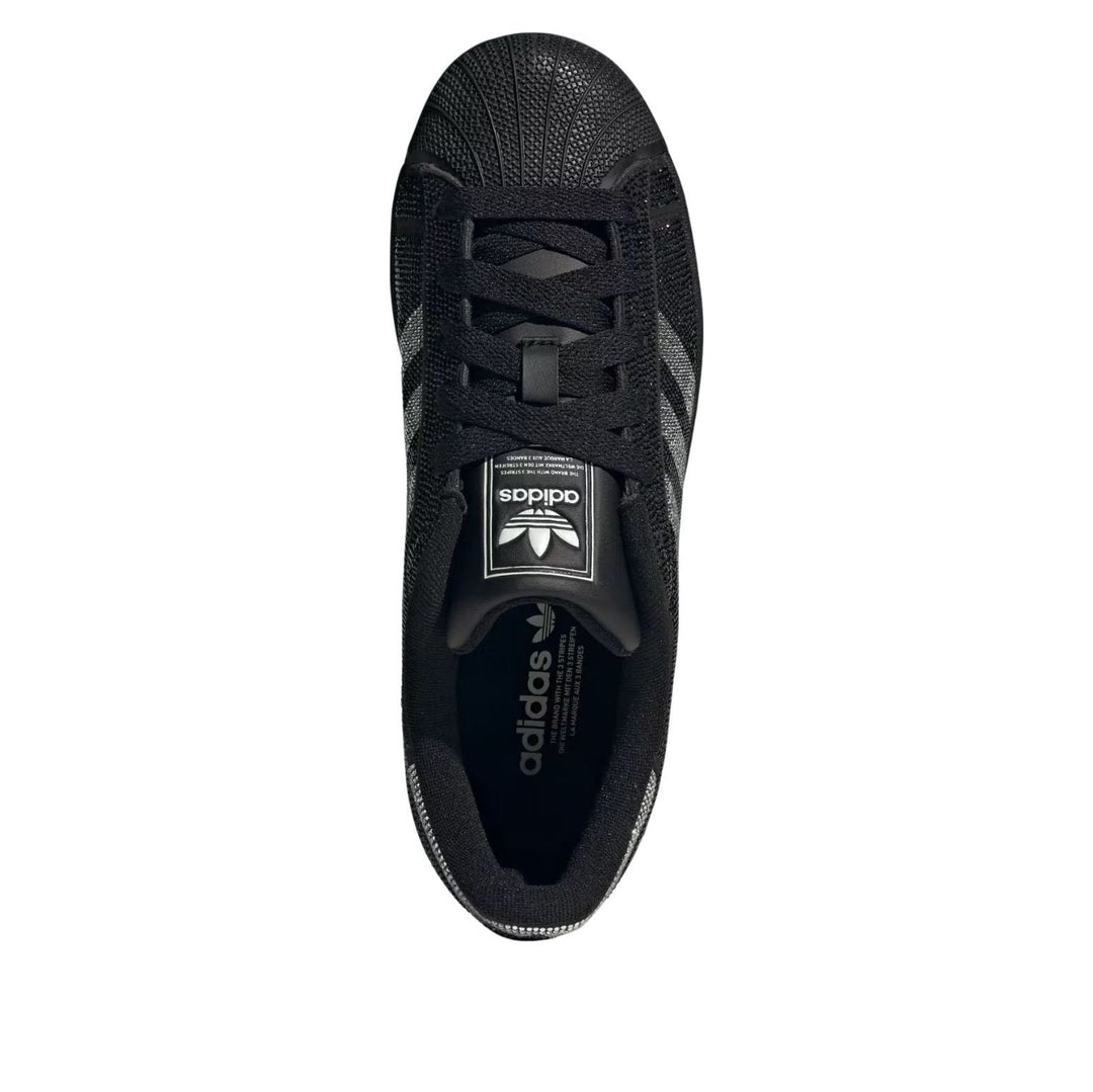 ADIDAS SUPERSTAR II RHINESTONE BLACK SILVER (WOMEN&