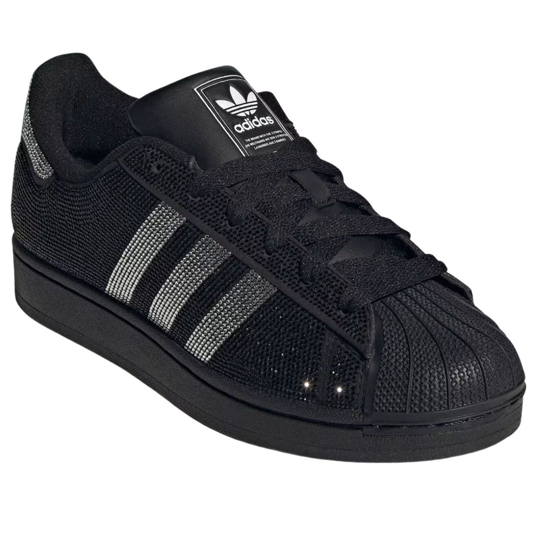 ADIDAS SUPERSTAR II RHINESTONE BLACK SILVER (WOMEN&